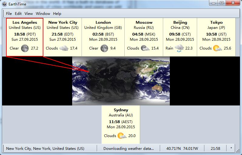 EarthTime4.3.2 桌面时钟工具