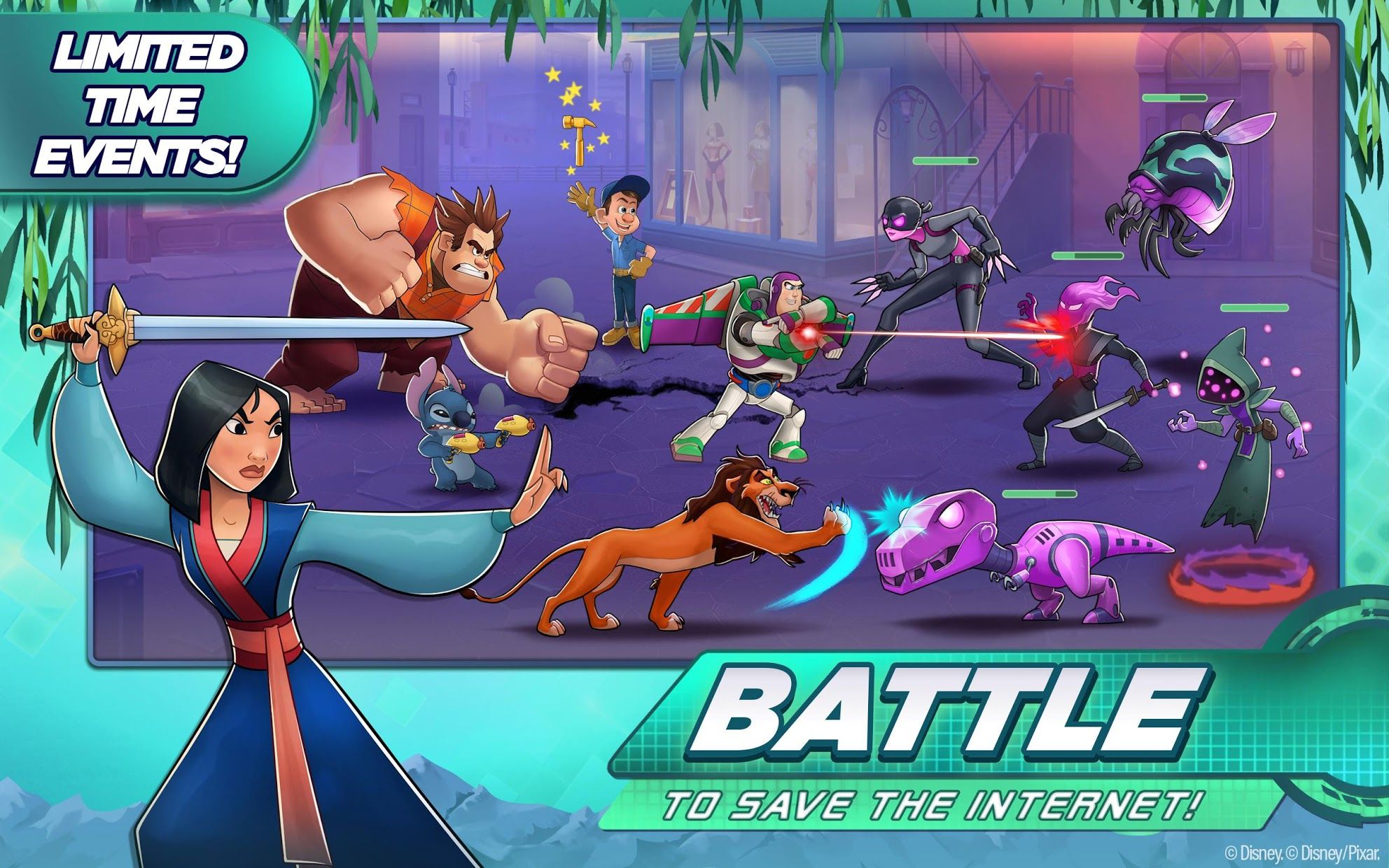 迪士尼英雄战斗模式中文(Disney Heroes)手动操作闪避技巧配图