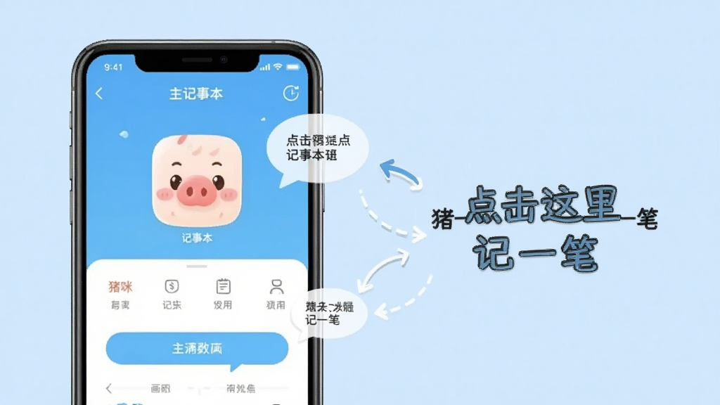 ������˼��±�app��ʹ�ý̳�ʾ��ͼ������Ϊ�ֻ���Ļչʾ�����棬�Ա��в���ָʾ��ͷ����ע����������һ�ʡ�������Ϊ����ɫ������������ˣ�ϸ�ڰ��������������ݣ����ʸɾ����޶���Ԫ�ء�