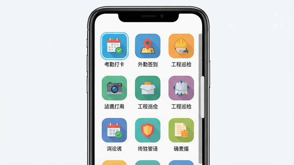 ���壺����ˮӡ�����Ӧ�õĶೡ��ѡ����棬��Ļ��չʾ����״�ĳ���ͼ�ꡣ���֣��ֻ���Ļ���У�ͼ���������У����������ڴ򿨡���������ǩ������������Ѳ�족�ȡ��Ű棺ÿ��ͼ���·��������ֱ�ǩ�������������������񣺱�ƽ����ƣ�ɫ�����졣ϸ�ڣ�ͼ�����ֱ�ۣ�ѡ��״̬������ʾ�����ʣ����壬�ɾ����޶���Ԫ�ء�