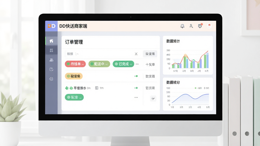 ��д������Ļ�ϵġ�DD�����̼Ҷˡ������������棬��ɫ״̬��ǩ���ִ��ӵ��������С�����ɣ��Ҳ���ʾ����ͳ��ͼ�������滷������������������ƽ����ɫ����ͣ������������޶���Ԫ��