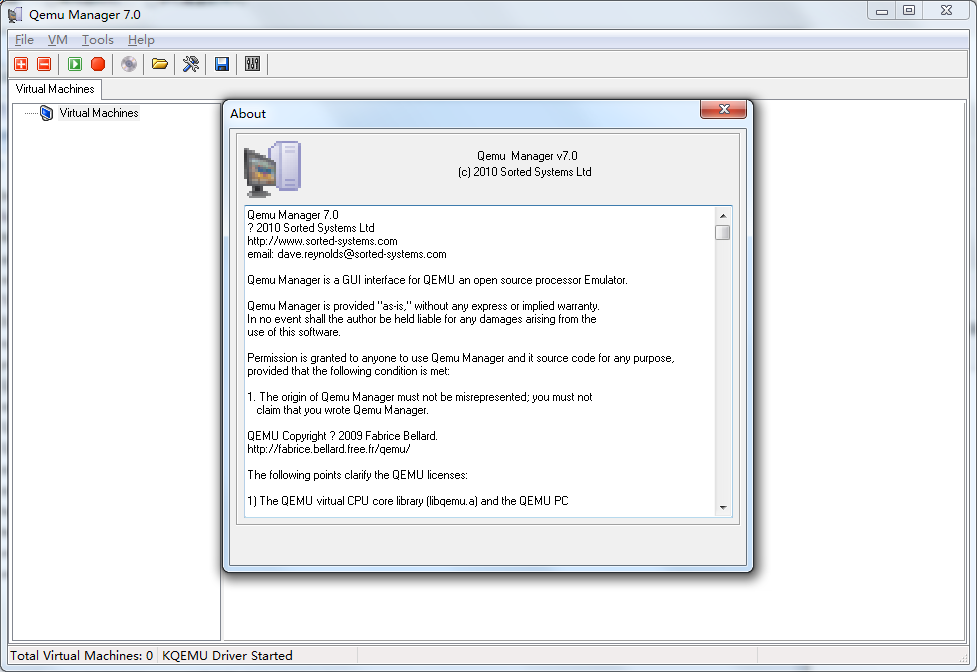 QEMU Manager7.0 �������������