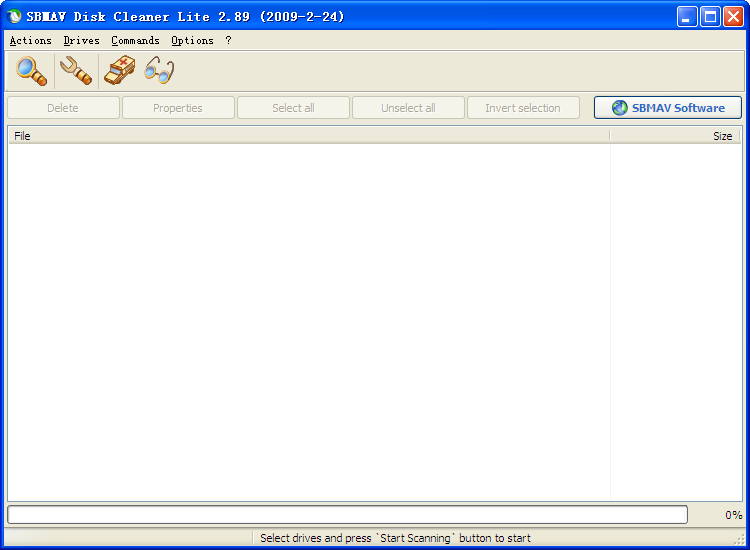 SBMAV Disk Cleaner Lite2.5.1 ����������������