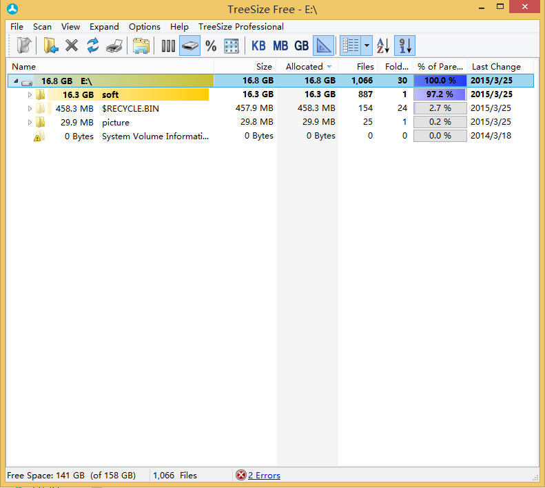 TreeSize Free4.7.3 ���̿ռ����