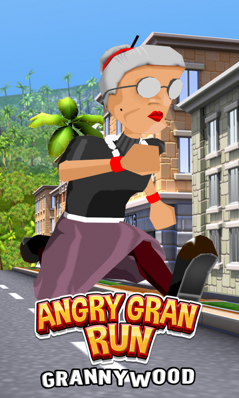 愤怒的老奶奶玩酷跑游戏(Angry Gran Run) 通关技巧攻略 游戏截图