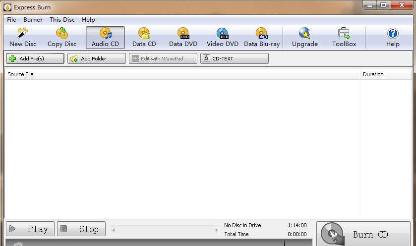 Express Burn1.0.0 光盘刻录工具