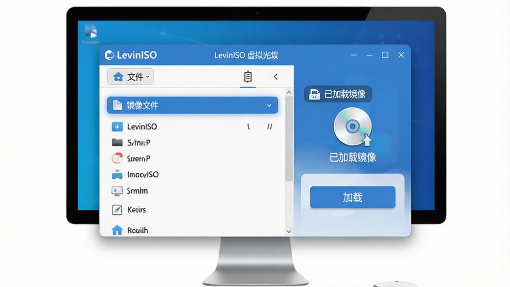 ���壺LevinISO ��������������������ڵ�����Ļ���룬�������ִ������֣����Ϊ�����ļ��б����Ҳ�Ϊ�������״̬����ذ�ť������������ҷ���ʽ�Ű档��񣺱�ƽ����ƣ�������ɫ�������������Ӱ��ϸ�ڣ���������ʾ���Ѽ��ؾ������������ͼ�꣬���ʣ�4K���壬�ɾ��޶���Ԫ�ء�