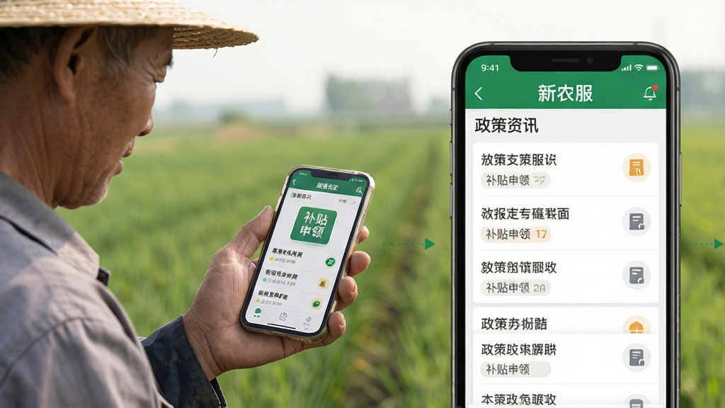 ��������Ϊһλũ������������ֻ��鿴��ũ��APP�еġ�������Ѷ����Ŀ���ֻ���Ļ���С���ũ���������͡��������족ͼ�ꡣ����Ϊũ������࣬�ֻ���Ļ�Ŵ�չʾ���Ҳࡣ�Ű����ͼ�Ľ�Ϸ�ʽ������Ϊģ������Ұ�����Ϊдʵ��Ӱ���ɫ����Ȼ��͡�ϸ�����ֻ�����������ʾ�����б������ʸ��壬����ɾ����޶���Ԫ��