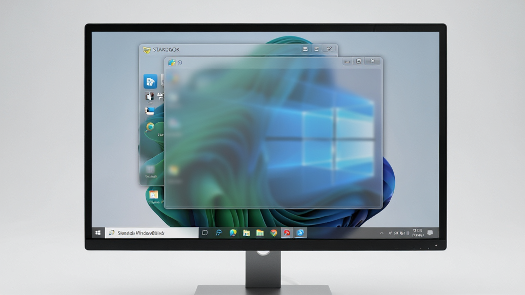 ���壺һ̨�����Ÿ��Ի������Windows������Ļ����Ļ����ʾ������Stardock WindowBlinds������Ĵ��ڽ��棬����ë����Ч���Ĵ��ڱ߿���ִ����������������֣�������Ļ���У�����Ϊ�ɾ���ǳ��ɫ�����һ�������Ļ���������ɱ档�Ű棺������Ļռ�ݻ�����Ҫλ�ã���Ļ�ڽ���Ԫ���������롣���дʵ��񣬹�����ͣ�ɫ����Ȼ��ϸ�ڣ����ڱ߿��а�͸������Ч����������ͼ�꾫�£�������濴���������Ҹ߼������ʣ�8K�����壬ϸ�ڷḻ���ɾ��޶���Ԫ�ء�