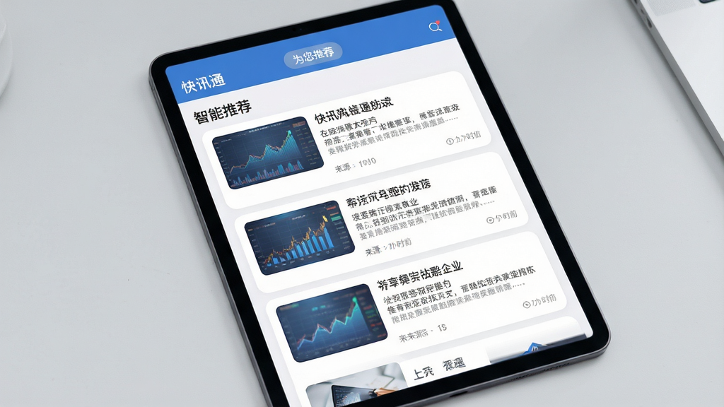 ���壺ƽ���������ʾ��ѶͨAPP�ġ������Ƽ���ҳ�棬���ֶ�ƪ�ƾ����¿�Ƭ������С�����ժҪ������Ϊǳ��ɫ���棻���֣���Ƭʽ�б����������У��Ű棺���·���ͼ�����⡢��Դ��ʱ��������룻��񣺼������磬������ɫ��ϸ�ڣ�ҳ�涥���С���Ѷͨ�������͡�Ϊ���Ƽ�����ǩ����ƬԲ����ͣ����ʣ����壬�ɾ����޶���Ԫ��