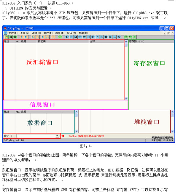 OllyDbg1.10 调试器