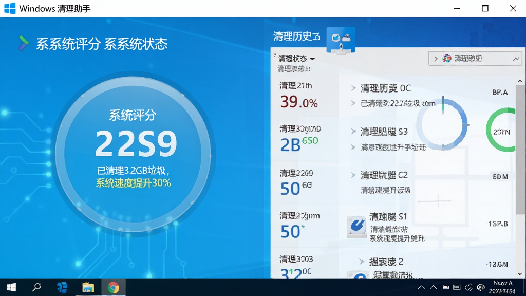 ���壺Windows����������Windows 10ϵͳ�ϵ����н�ͼ����ʾ������ɺ��ϵͳ״̬�����֣������ʾϵͳ���֣��Ҳ�Ϊ������ʷ��¼���Ű棺���ֱ�ۣ����ݿ��ӻ��������ɫ�Ƽ��磬��ϵͳ��ʽЭ����ϸ�ڣ���ʾ��������3.2GB������ϵͳ�ٶ�����30%�������ʣ����壬�ɾ����޶���Ԫ�ء�