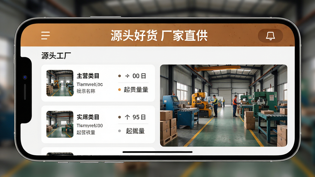 ���壺���������ɹ��г�APP�ġ�Դͷ���������ҳ�档���֣��ֻ�����չʾ�����Ϊ�����б����Ҳ�Ϊ����ʵ�ĳ�����Ƭ���Ű棺�������ơ���Ӫ��Ŀ������������Ϣ�������С���񣺹�ҵ������UI��ϣ�ɫ��ƫů��ϸ�ڣ�ҳ�涥����ʾ��Դͷ�û� ����ֱ����������ʣ�����ϸ�壬�ɾ����޶���Ԫ�ء�