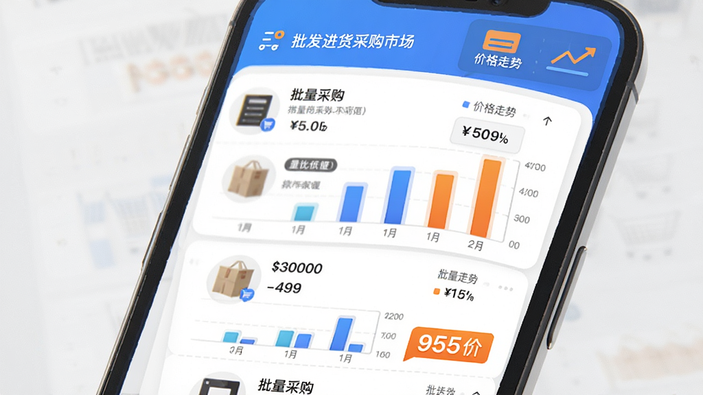 ���壺���������ɹ��г�APP�ıȼ۽��ҳ�档���֣��ֻ���Ļ����ʾ���ͬ����Ʒ�ļ۸�Ա��б���������״ͼ���Ű棺�۸�ӵ͵������У�ͻ����ͼ۱�ǩ����񣺼�Լ���ݿ��ӻ������ɫ���ɫ�Աȡ�ϸ�ڣ���Ļ����ʾ�������ɹ������۸����ơ�ͼ�ꡣ���ʣ����壬�ɾ����޶���Ԫ�ء�