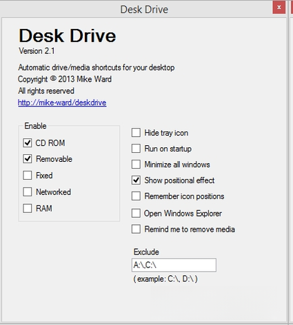 Desk Drive1.0.0 桌面虚拟光驱工具