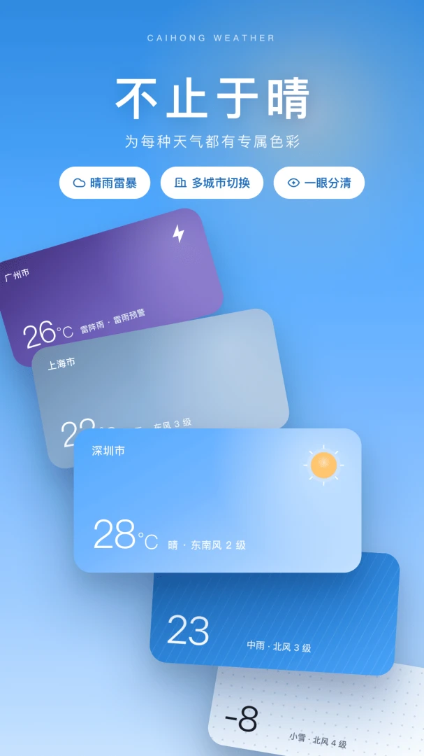 多彩天气官方版下载v1.0.0 安卓版
