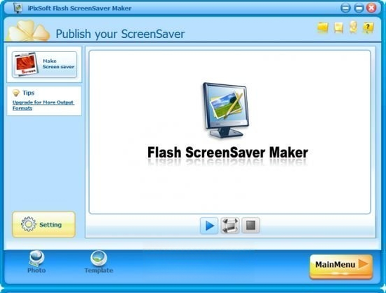 Flash ScreenSaver Maker1.0.0 屏幕保护制作工具