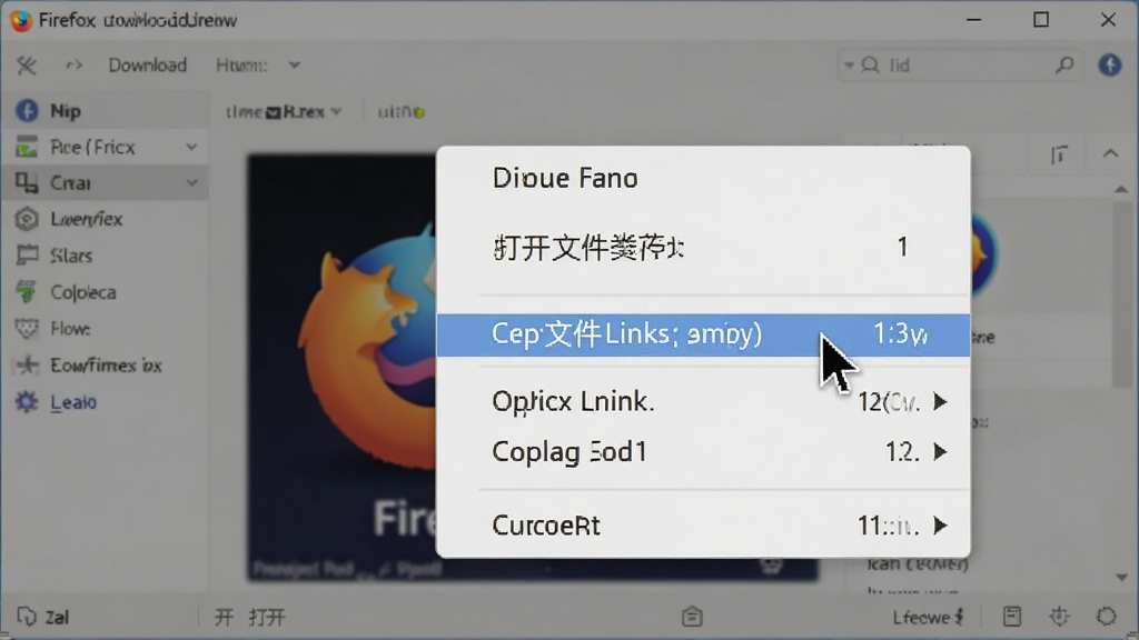 ����ΪFirefox���ز鿴�����Ҽ��˵��������棬�˵���������ļ������ļ��С��������ӵ�ѡ�����Ϊ�����˵������������������ϣ��Ű��࣬���ʵ�ã�ϸ��ͻ�����ָ��ָ��˵�������������ɾ��޶���Ԫ�ء�