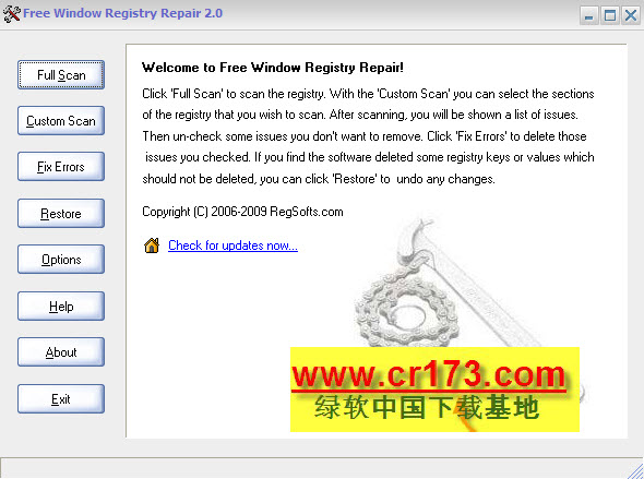 Free Window Registry Repair免费版2026 最新版 一键修复注册表错误