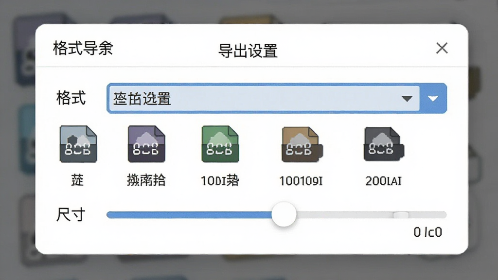 Iconcool editor�������õ���������Ϊ��ʽѡ�������˵���ߴ绬�飬���ּ��ֱ�ۣ������ˬ��ϸ��չʾ���ָ�ʽͼ����ֱ�����ֵ������ϸ�壬���ֱ�ע