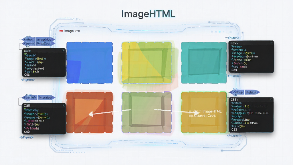 ImageHTML���ܽ�������ʾ��ͼ��չʾһ����Ƹ屻�Զ����Ϊ�����ɫ���������ֱ�ע��ÿ�������������Ŷ�Ӧ��HTML��ǩ��CSS������壬����Ƽ���ǿ��������ɾ���������ע��ImageHTML�������������������޶���Ԫ��