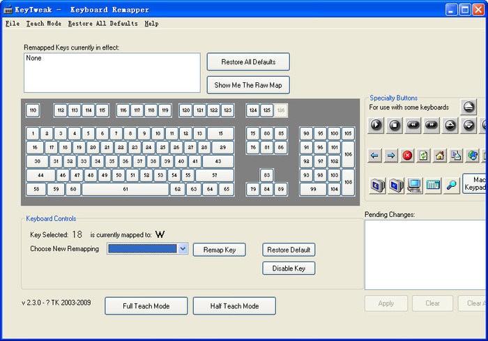 KeyTweak 按键映射 键盘驱动