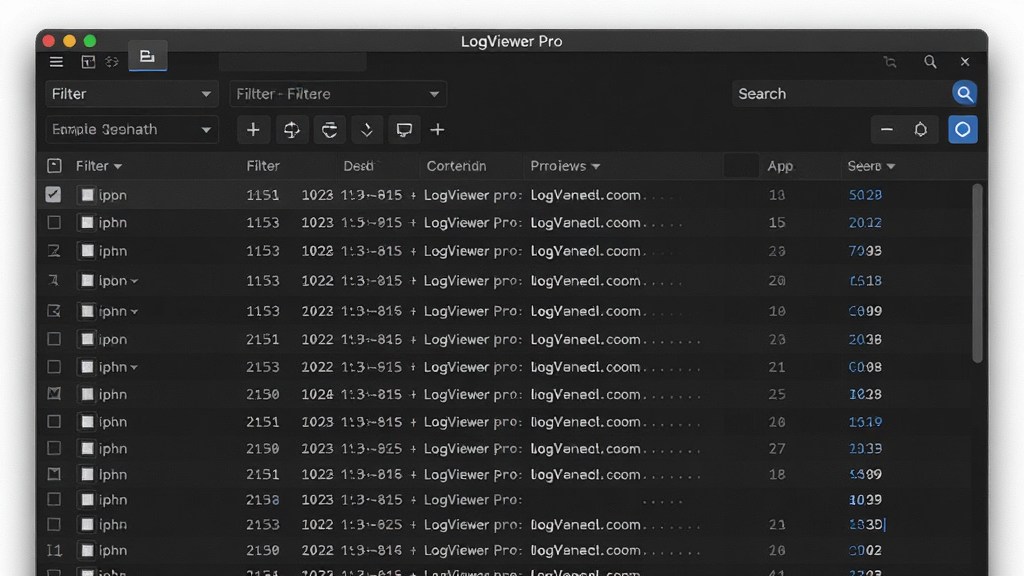 LogViewer Pro ������Ԥ��ͼ��չʾ��ɫ�����µ���־�б���������������������������������ִ���ϸ�ڷḻ�����ʸɾ����޶���Ԫ��