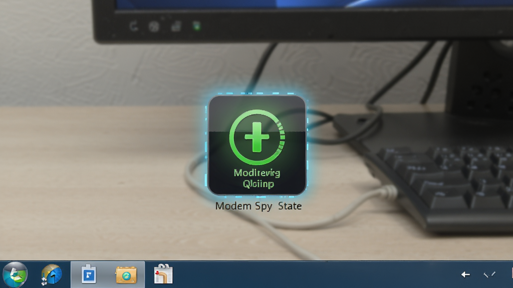 Modem Spy����״̬����ͼ�꣬��ʾ���ڼ�أ�����Ϊ������������ͼ�������������ˣ�дʵ���ϸ������