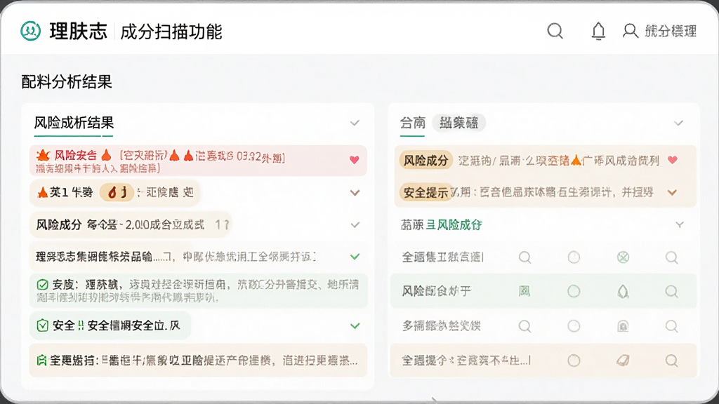 ����־�ɷ�ɨ�蹦�ܽ��棬����Ϊ���Ϸ������ҳ�����ּ�࣬�Ű����������רҵ��ϸ��չʾ���ճɷֱ���밲ȫ��ʾ�����ʸ��壬�޶���Ԫ��