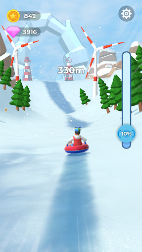 雪橇冲浪游戏 手机版 滑雪跑酷 操作技巧