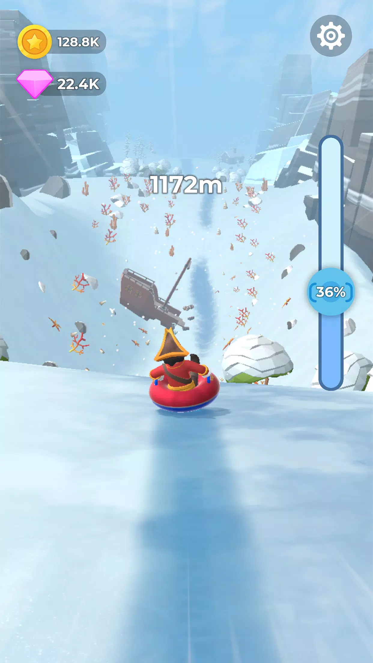 雪橇冲浪游戏 道具赛 雪橇皮肤 隐藏玩法