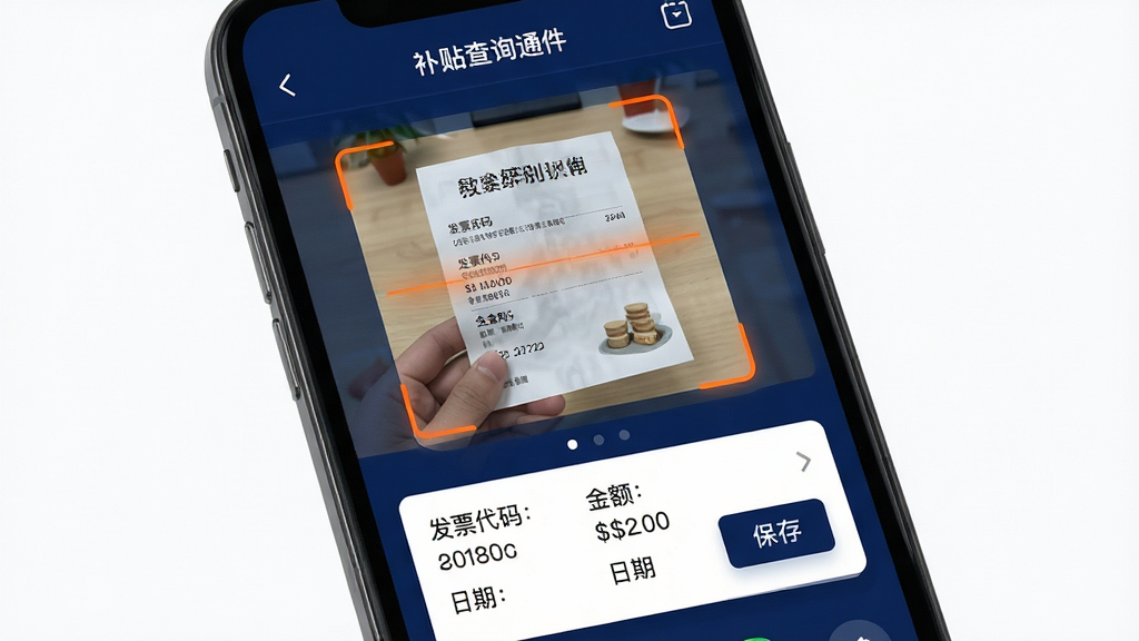 ���壺������ѯͨ�����еķ�Ʊʶ����棬�ֻ�ɨ��һ�ŷ�Ʊ�����֣�����ͷȡ�����׼��Ʊ����Ļ�·���ʾʶ�����ֶΡ��Ű棺ʶ�����Կ�Ƭ��ʽչʾ����������Ʊ���롱�������������ڡ�����񣺿Ƽ���ǿ����������ɫ�����ְ�ɫ��ϸ�ڣ�ȡ�����Ľ��г�ɫɨ���ߣ������Ƭ�С����桱��ť�����ʣ����壬�ɾ����޶���Ԫ�ء�