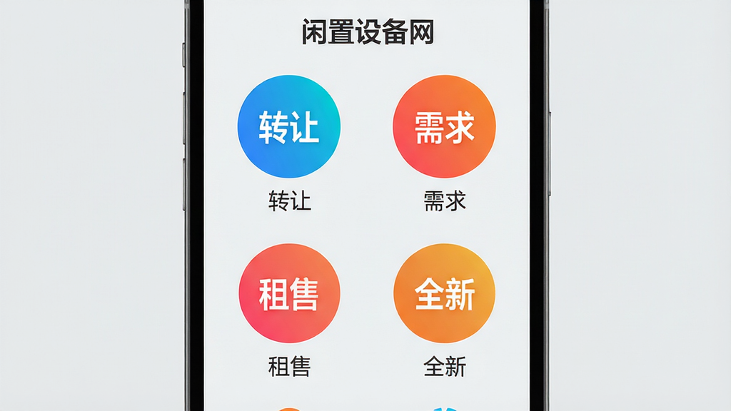 չʾ�������豸����APP�İ�������棬�ֻ���Ļ���ĸ���ɫԲ��ͼ��ֱ��ע��ת�á������󡱡����ۡ���ȫ�¡���ÿ��ͼ���·��ж�Ӧ��С��˵��������Ϊǳ��ɫ��ͼ��ɫ�����ޣ����沼�ֹ����������������ɾ��޶���Ԫ�ء�