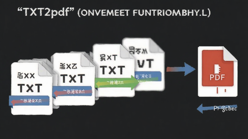 һ��չʾTXT2pdf����ת�����ܵ�ʾ��ͼ������Ϊ���TXT�ļ�ͼ���������в�ת��ΪPDF�ļ������ֳ�������״���Ű��࣬����ƽ����ϸ�ڰ����ļ����Ʊ�ǩ��ת�����ȼ�ͷ�����ʸɾ��������޶���Ԫ��