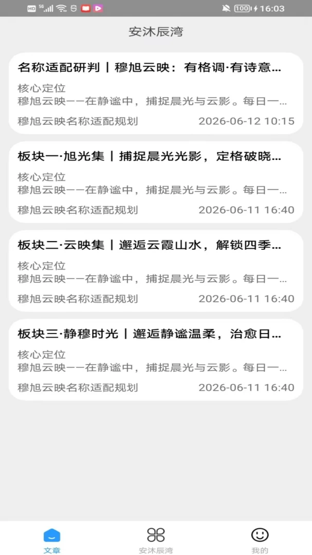 安沐辰湾appv2.0 安卓版