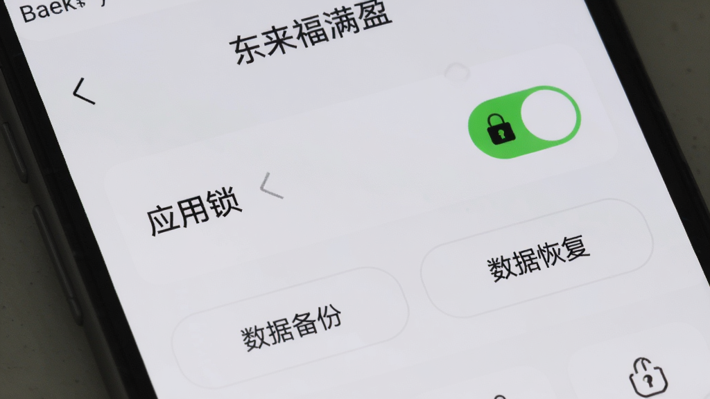 画面主体为手机屏幕展示