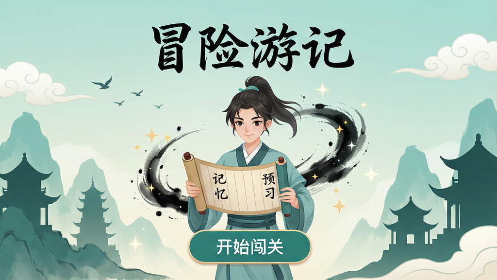 ���壺ð���μ�APP���������棬���������ǹŷ������ֳ���������Ի�����ī�����ǹ⣻���֣������Ϸ��С�ð���μǡ��ĸ����֣��·��ǡ���ʼ���ء���ť�����ҷֲ���ɽˮ¥��ļ�Ӱ���Ű棺���жԳƣ���ť��Ŀ�����������������������ʣ���񣺹���ˮī���ִ���ƽ����ϣ�ɫ�����µ��ţ������̡��׻�Ϊ��ɫ����ϸ�ڣ��������Լ�С����䡱��Ԥϰ����С�֣������з��������ƣ����ʣ�����ϸ�壬�ɾ����޶���Ԫ�ء�