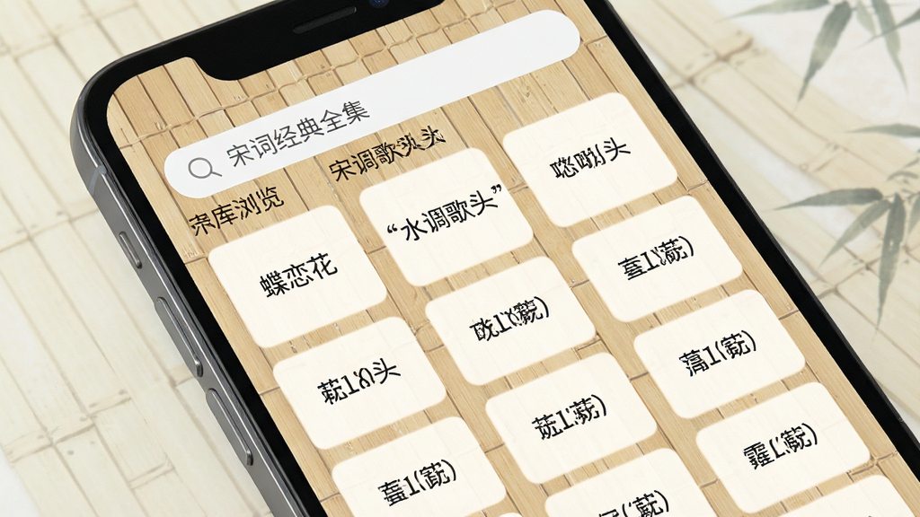 手机屏幕特写显示