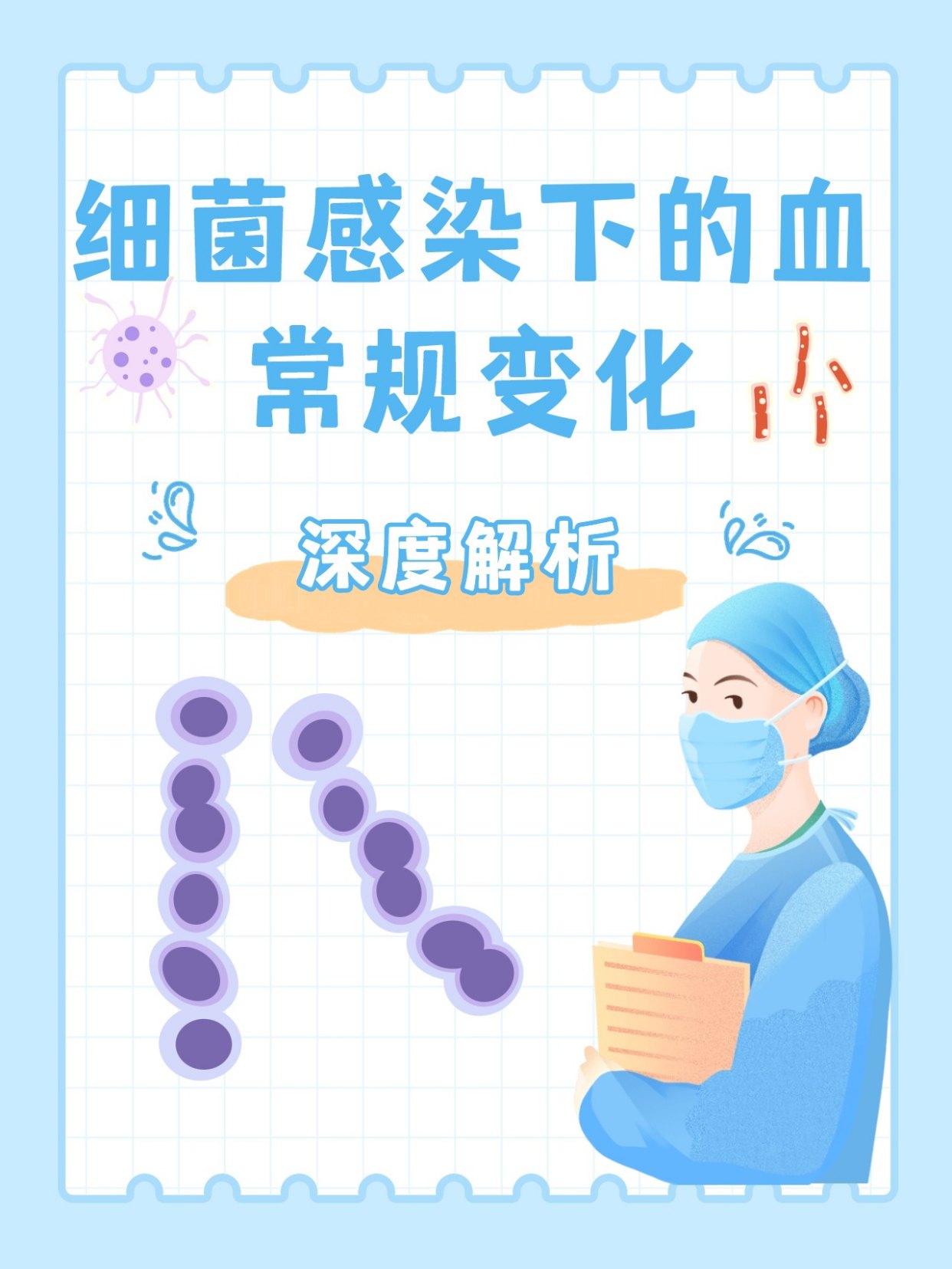 细菌感染 持续高烧 就医检查血常规配图
