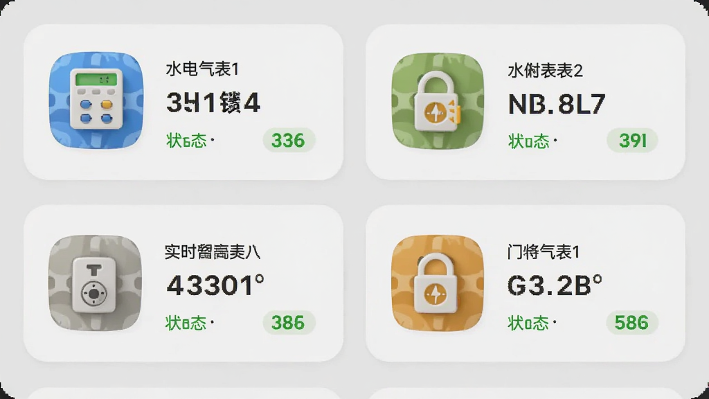�ⱦAPP�豸���������ͼ��չʾˮ��������������ͼ�꿨Ƭ��ÿ����Ƭ��ʾʵʱ������״̬����������б�ʽ���֣�����Ϊǳ��ɫ����ƬԲ����ƣ��������ˬ������������