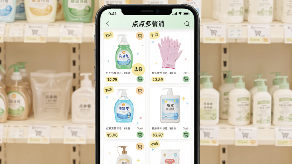 չʾ����������������̳ǽ��棬����Ϊ�ֻ���Ʒ�б�ҳ������ϴ�ྫ��һ�������׵���Ʒ������Ϊǳɫ���ܣ�����Ϊ�ٲ���ʽ���Ű���ã�������£�ϸ���м۸��ǩ�͹��ﳵͼ�꣬���ʸɾ�