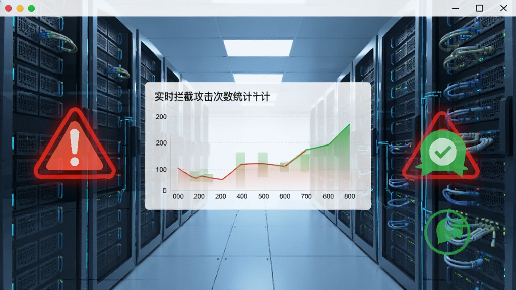 ��������ȫ������ǽ���ؽ��棬��ɫ��ʾ��ʶ����ɫ����ͼ�꽻����������ʾʵʱ���ع�������ͳ��ͼ������Ϊ��������������������Ƽ���ǿ�����ʸɾ�