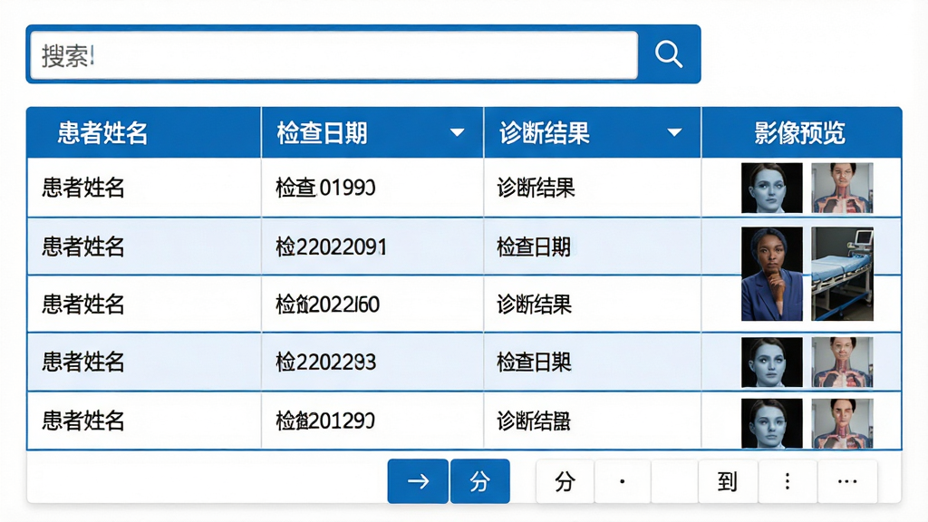 ���壺���������б�ҳ�棬��������ʾ��������������������ڡ���Ͻ����Ӱ������ͼ�����֣�ҳ�涥��Ϊ���������м�Ϊ���ݱ��񣬵ײ�Ϊ��ҳ���������������С��Ű棺�����м�����У�����ͼ����������ÿ��ĩβ��������ͻ������񣺼�������񣬰׵����֣���������������ϸ�ڣ������ͷΪ��������������������ڡ�����Ͻ������Ӱ��Ԥ�������������зŴ�ͼ�ꡣ���ʣ����壬�ɾ����޶���Ԫ�ء�