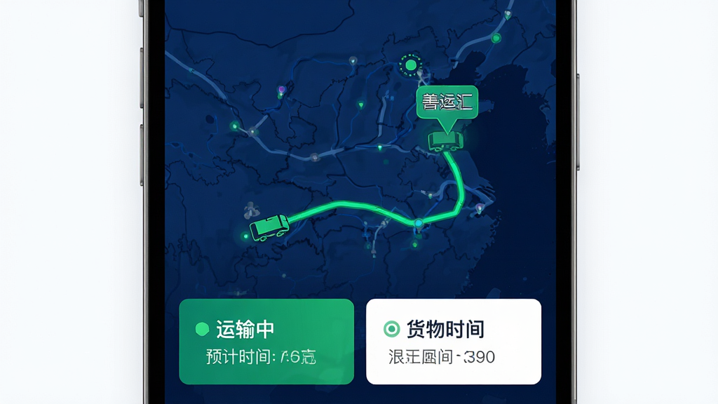 ���壺���˻�APP�Ļ���׷�ٽ��棬��ͼ����ʾ������ʻ�켣�͵�ǰλ�ñ�ǡ����֣���ͼռ��Ҫ���棬�ײ��л���״̬��Ƭ����ʾ�������С���Ԥ��ʱ�䡣�Ű棺��ͼ�������У��켣��������״̬��ϢһĿ��Ȼ����񣺿Ƽ��У�����ɫ��������ɫ�켣�ߡ�ϸ�ڣ���ͼ�ϵĳ���ͼ����С����˻㡱��ʶ��״̬��Ƭ�������������ʣ����壬�ɾ����޶���Ԫ�ء�