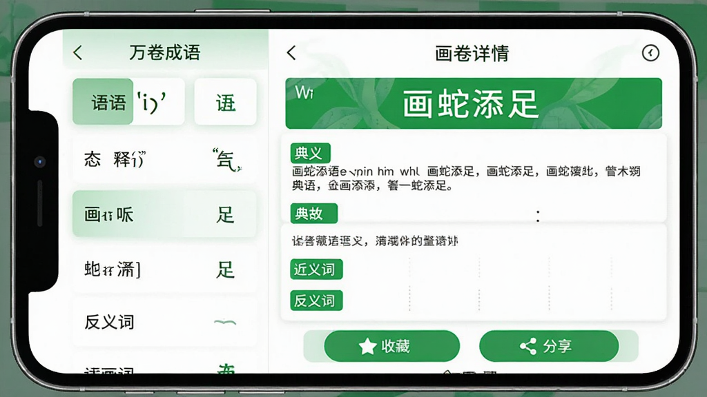 ���壺�ֻ���Ļչʾ��������App�ĳ�������ҳ��ҳ�涥����ʾ����������㡱�����֣��ֻ�����չʾ�����Ϊ�����б����Ҳ�Ϊ�������ݡ��Ű棺����ҳ���ϵ�������Ϊ����ƴ�������塢��ʡ�����ʡ�����ʣ���η�������񣺼��İ�ɫ����������ɫ��׺������Ϊ����ͼ��Ϊ����ϸ�ڣ�ҳ��ײ��С��ղء��͡���������ť�������������ɾ��޶���Ԫ�ء�