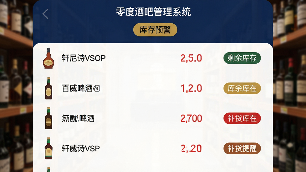 ���壺��Ⱦưɹ���ϵͳ������ģ����ֻ��˽��棬չʾ��ˮ�б�����������Ͳ������ѡ����֣��ֻ��������У�������������������ʾ����Ⱦưɹ���ϵͳ���͡����Ԥ������ǩ���·�Ϊ��ƿͼ������֡��Ű棺�б�ʽ���֣�ÿ����ʾ��ˮ���ơ�ʣ�����״̬��ǩ������Ϊ�ֿ�����黯������ִ���ƽ��UI��񣬽�����ɫ�������ͽ�ɫΪ�������Ͼư���ҵ���ԡ�ϸ�ڣ������ϵġ�����ʫVSOP����������ơ�ơ������ƿɼ�����������ú�ɫ��ע���Ӿ�ͻ�������ʣ��������ȣ���Ļ�޷��⣬�ɾ����޶���Ԫ�ء�