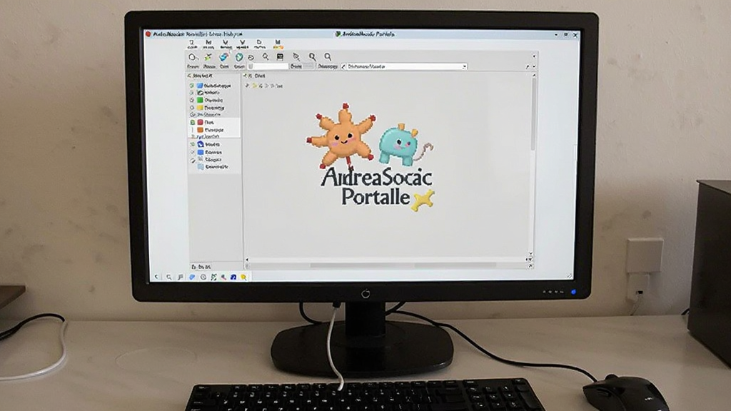 һ��չʾAndreaMosaic Portable�����ڵ��������е�ʵ����Ƭ����Ƭ�е�����Ļ������ʾ�������棬�����ϰڷ������ͼ��̣�����Ϊ���İ칫��������������������ʵ��Ȼ���޶���Ԫ�ء�