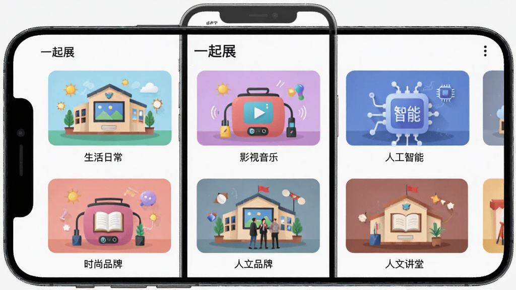 一起展多元展馆特色图:展示一款名为