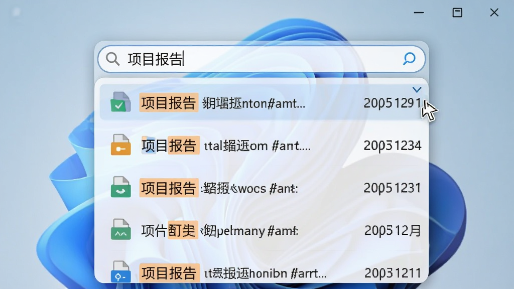 ���壺Listary�����������롰��Ŀ���桱�ؼ��ʣ��·������б�չʾ���ƥ���ļ������֣���������У��б�����ϵ������У��Ű棺ÿ���ļ�������ļ�ͼ�ꡢ�ļ���������·�����޸����ڣ���񣺼���������б���ʽ�������ͣ������ϸ�ڣ��ļ����еĹؼ����ó�ɫ������ʾ��ͼ�������ļ����ͣ����ʣ�Windows 11��񣬽���ͨ͸���޶���Ԫ�ء�