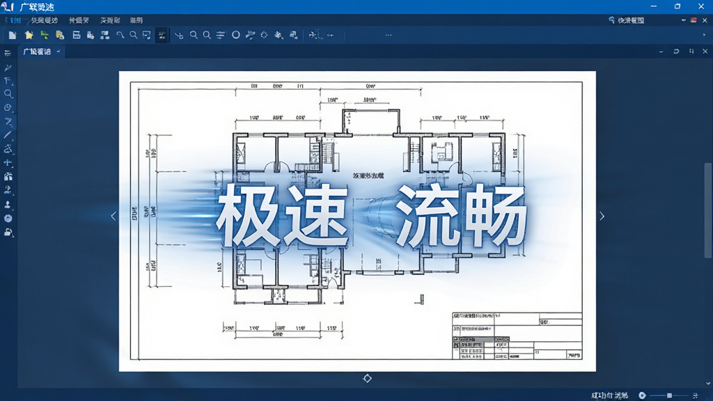 ������PDF���ٿ�ͼ�򿪳���ͼֽ�Ľ��棬��ʾͼֽ���ڿ��ټ��ز��ɹ�չʾ��ͼֽ��������ϸ�壬��������������Ϊ������ɫ�����棬ͻ�������١��롰�������ĸо������ʸ��壬�޶���Ԫ��